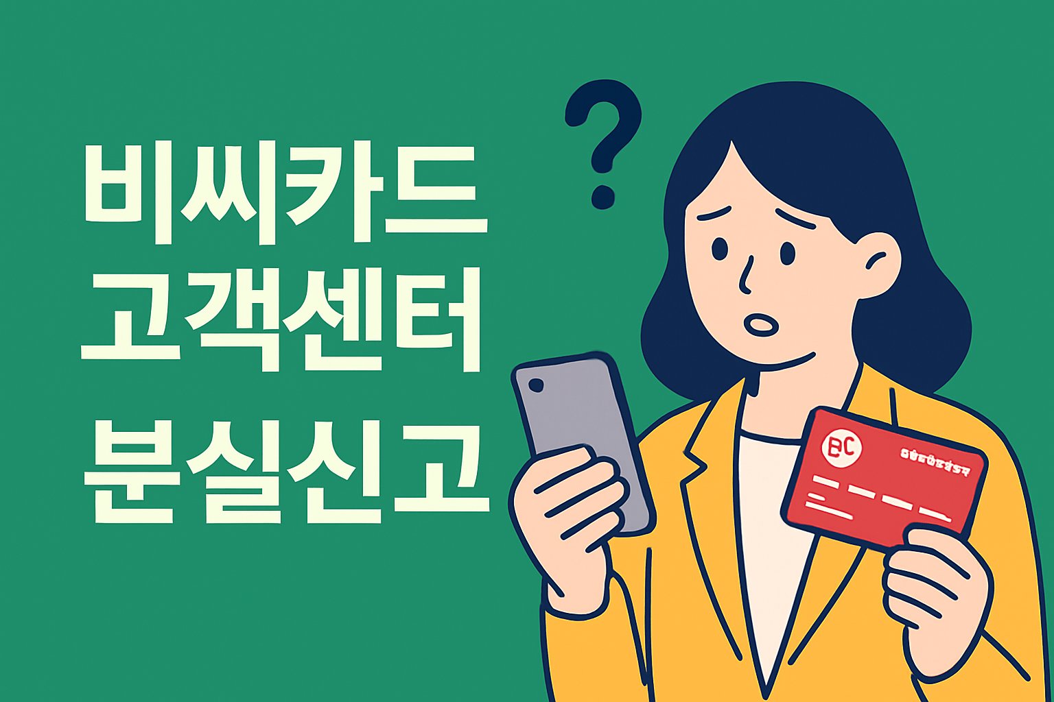 비씨카드 고객센터 분실신고