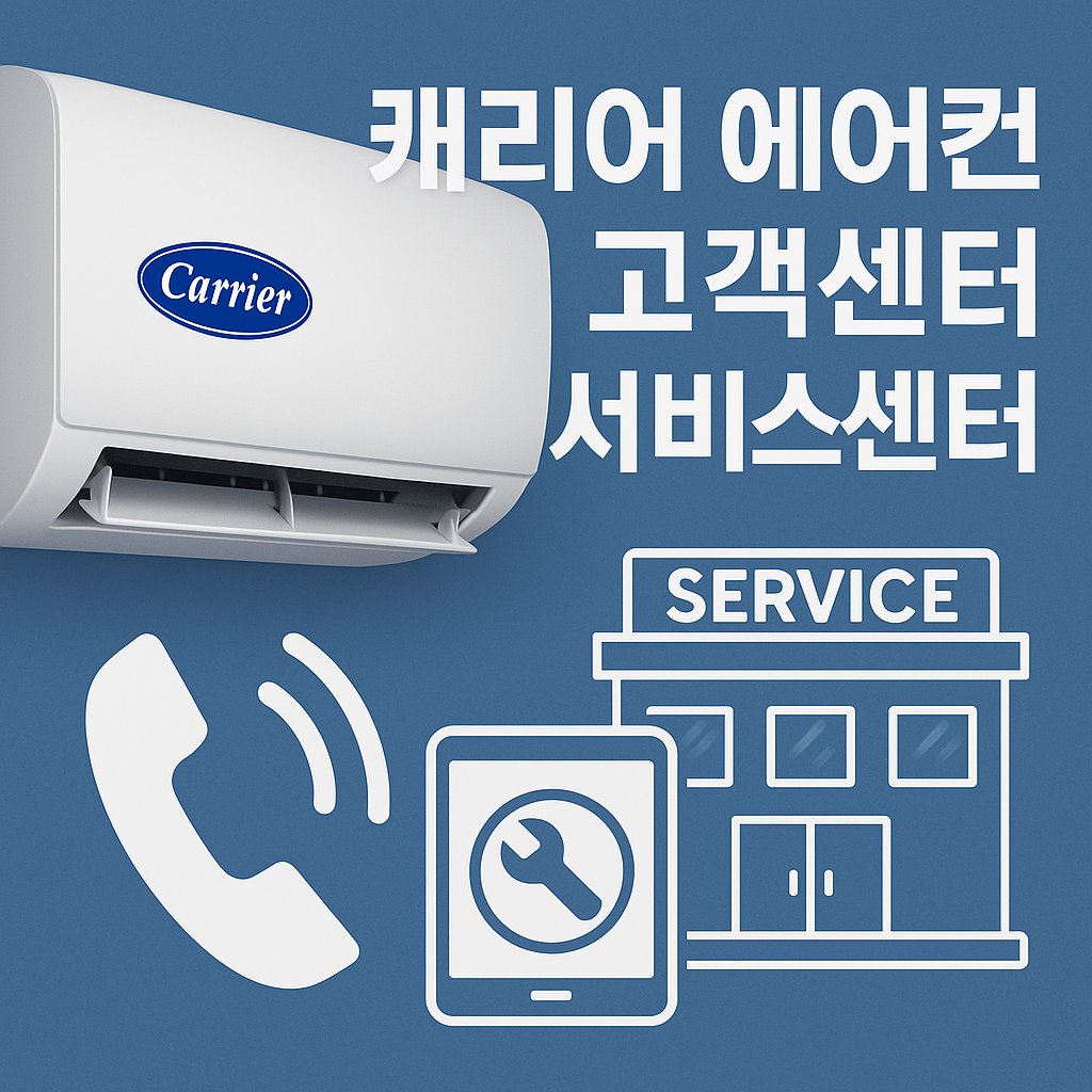 캐리어 에어컨 고객센터 서비스센터