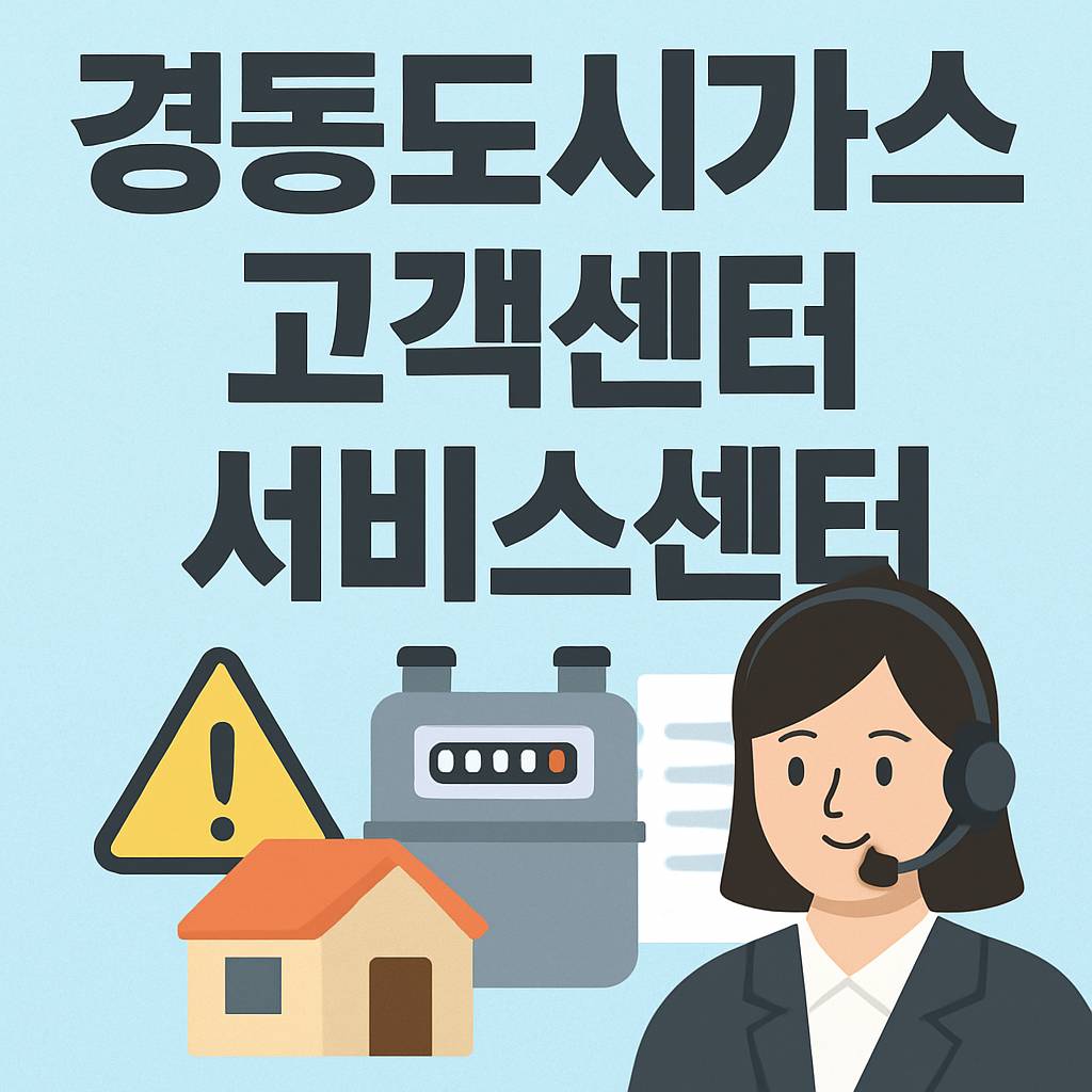 경동도시가스 고객센터 서비스센터