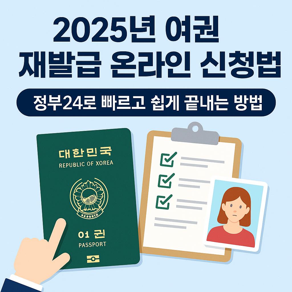 여권 재발급 온라인 신청방법