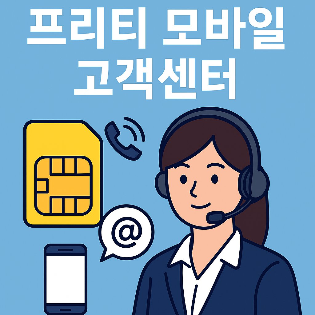 프리티 모바일 고객센터