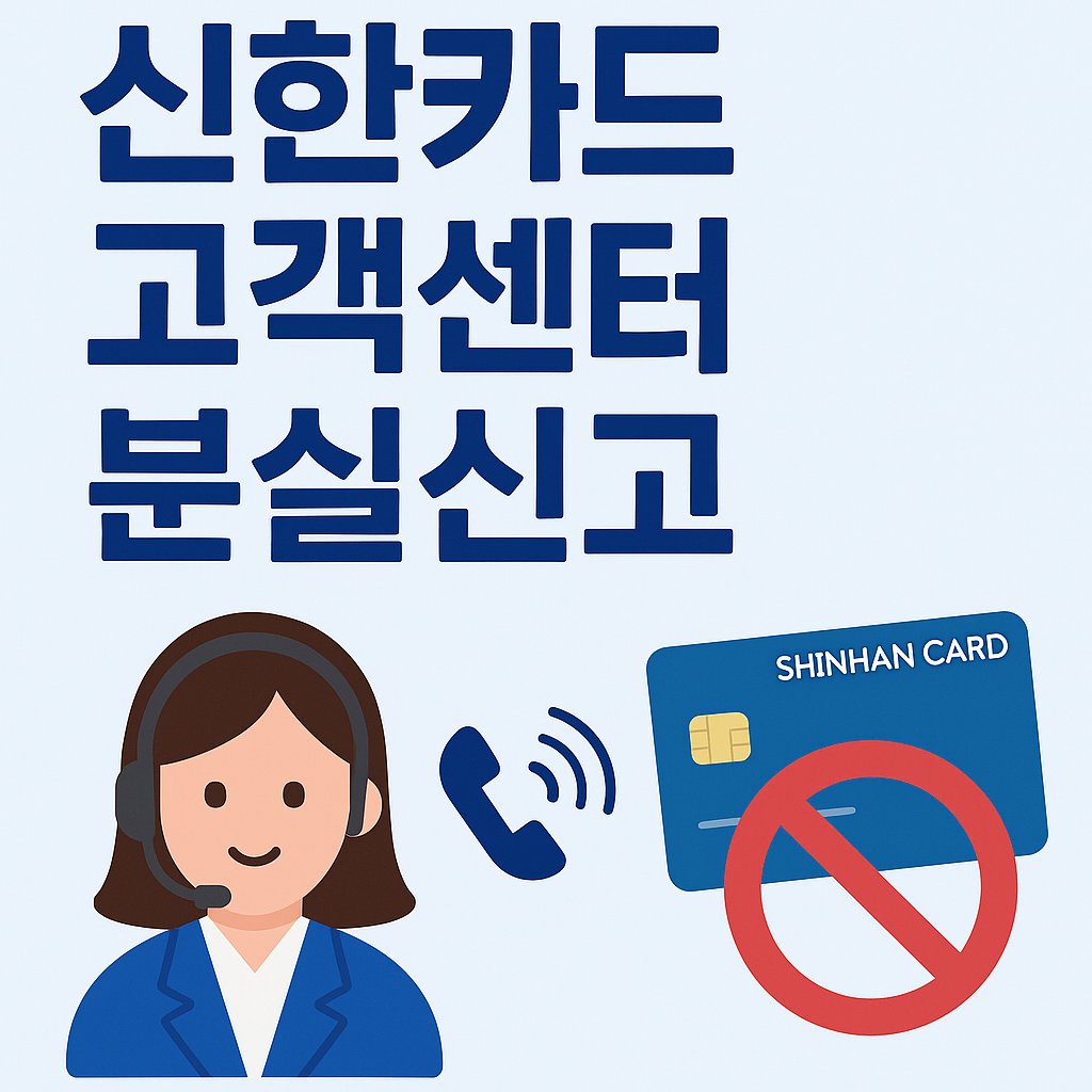 신한카드 고객센터 분실신고