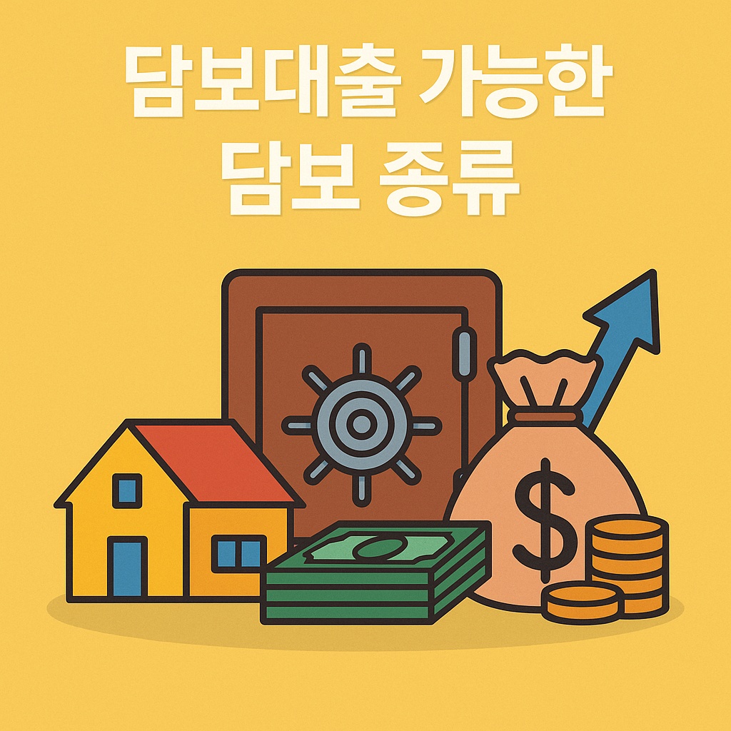 담보대출 가능한 담보 종류