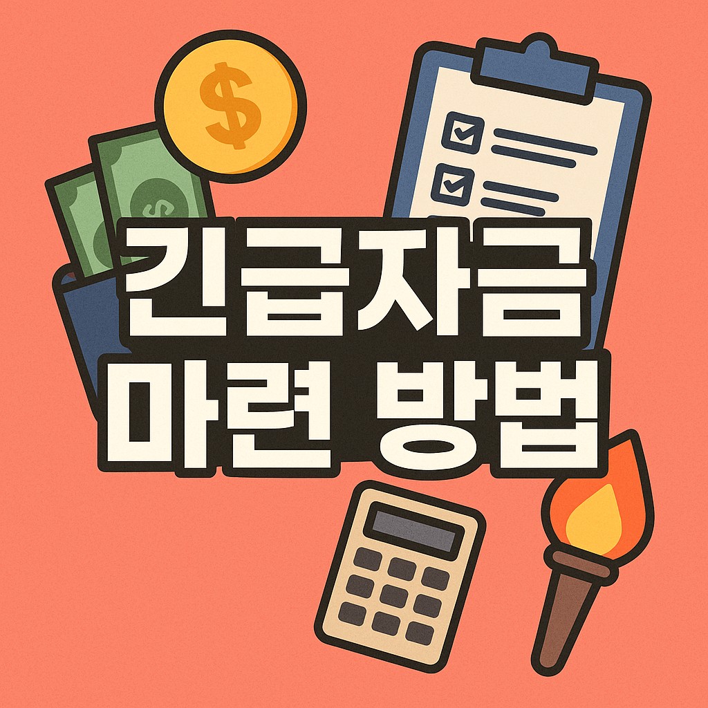 긴급자금 마련 방법