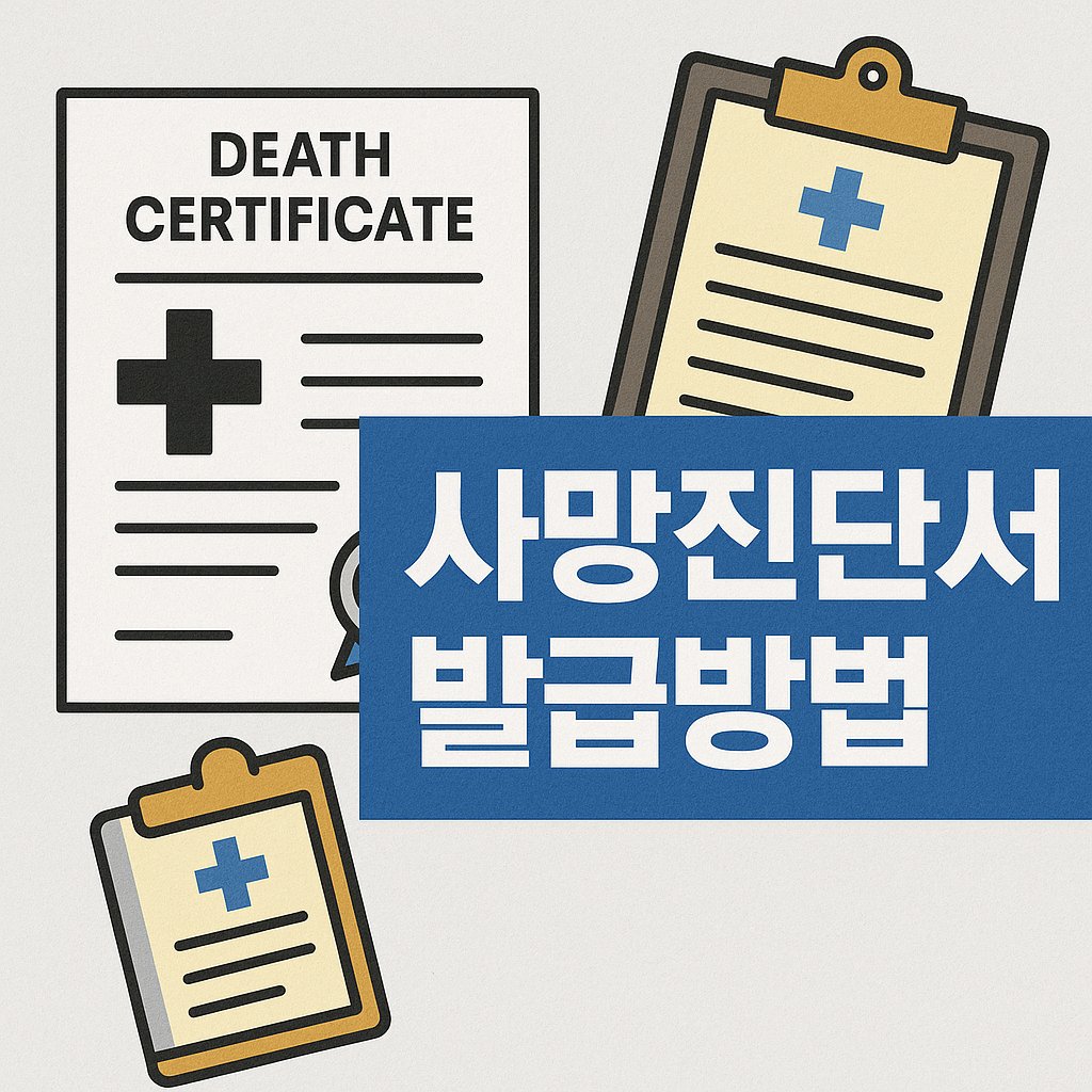 사망진단서 발급방법