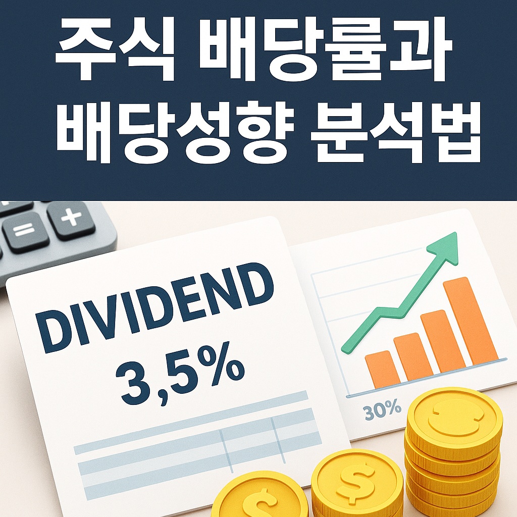주식 배당률과 배당성향 분석법