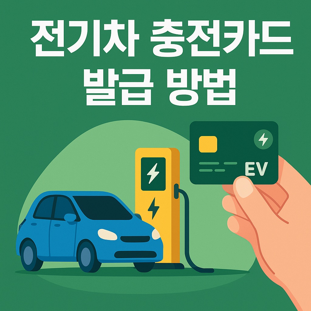 전기차 충전카드 발급 방법