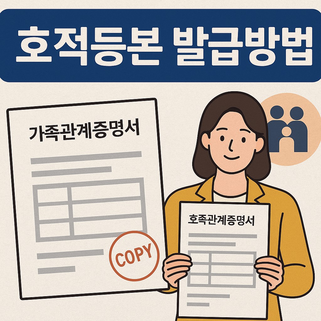 호적등본 발급방법