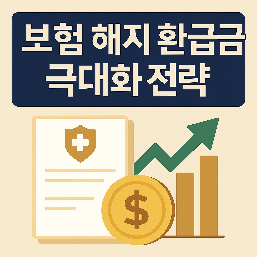 보험해지환급금극대화전략