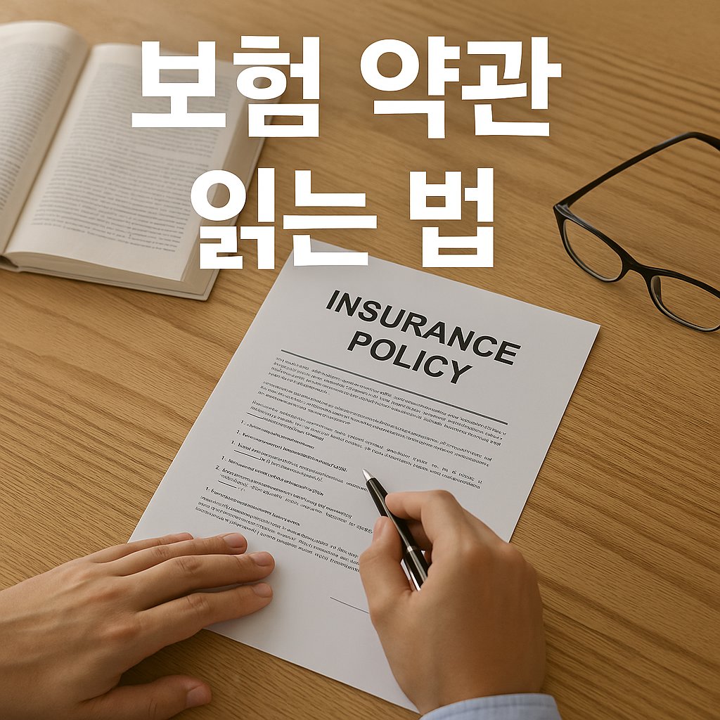 보험 약관 읽는 법