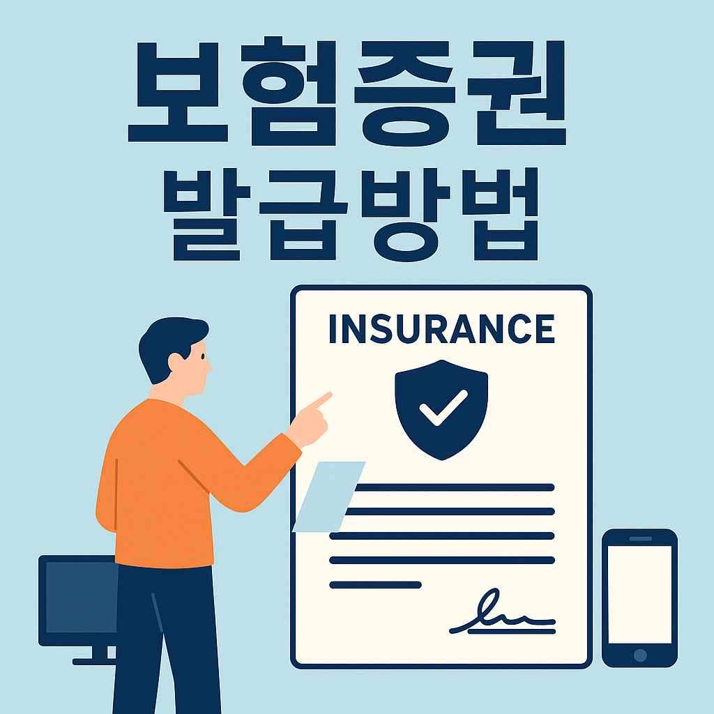보험증권 발급방법