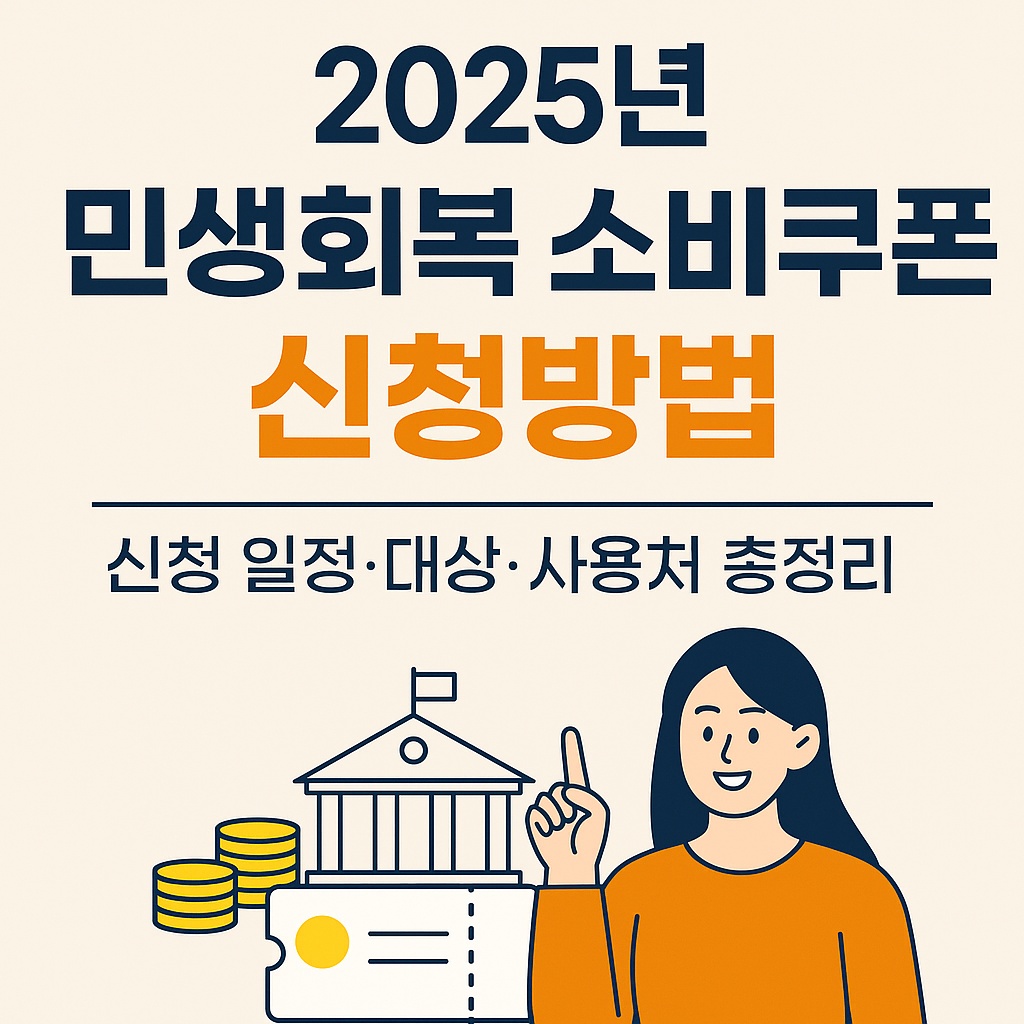 민생회복 소비쿠폰 신청방법