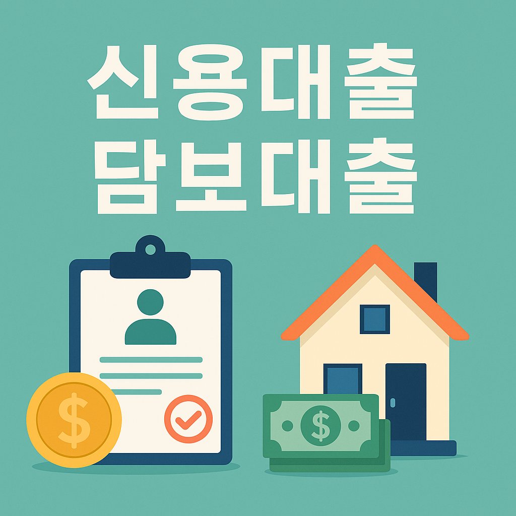 신용대출 담보대출