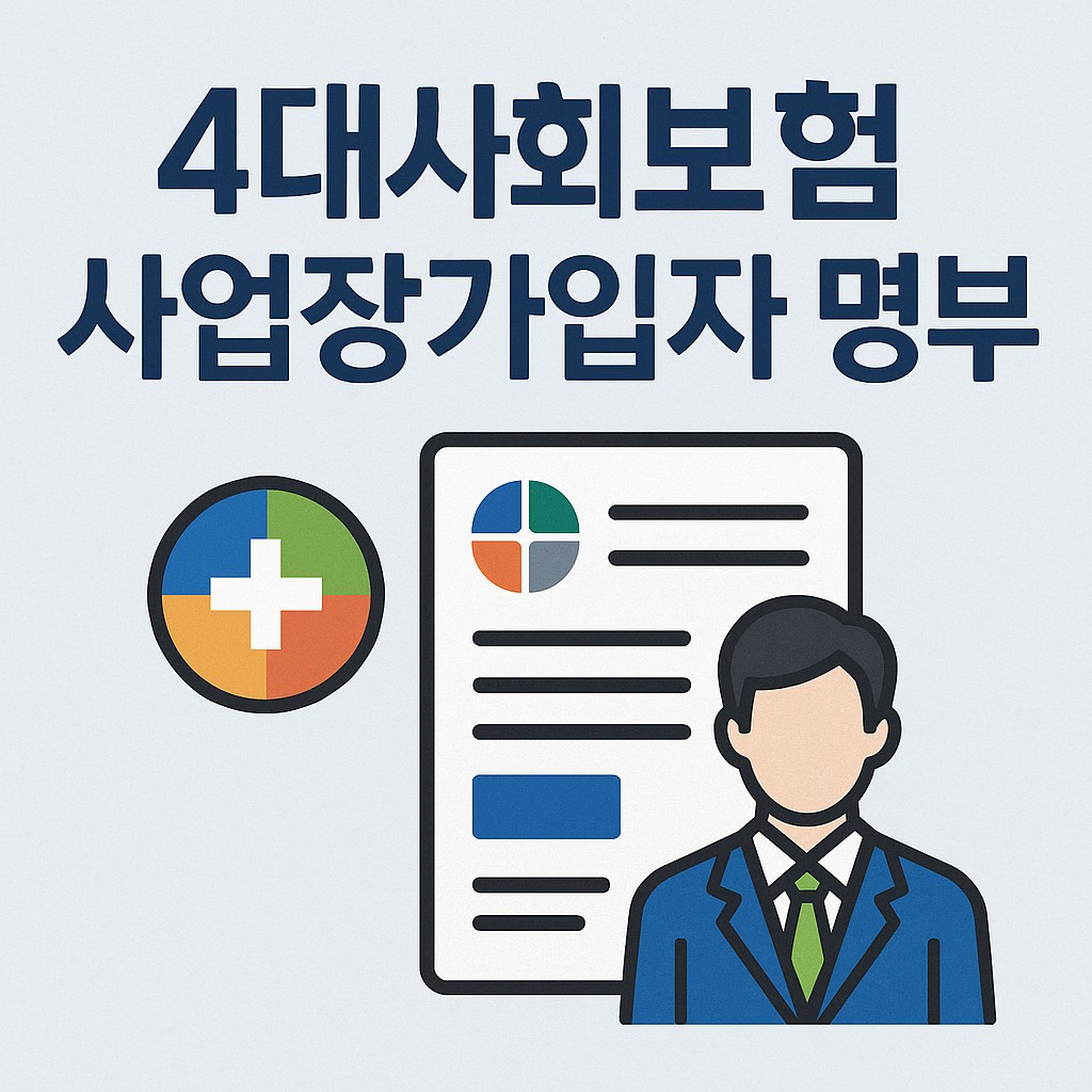 4대사회보험사업장가입자 명부