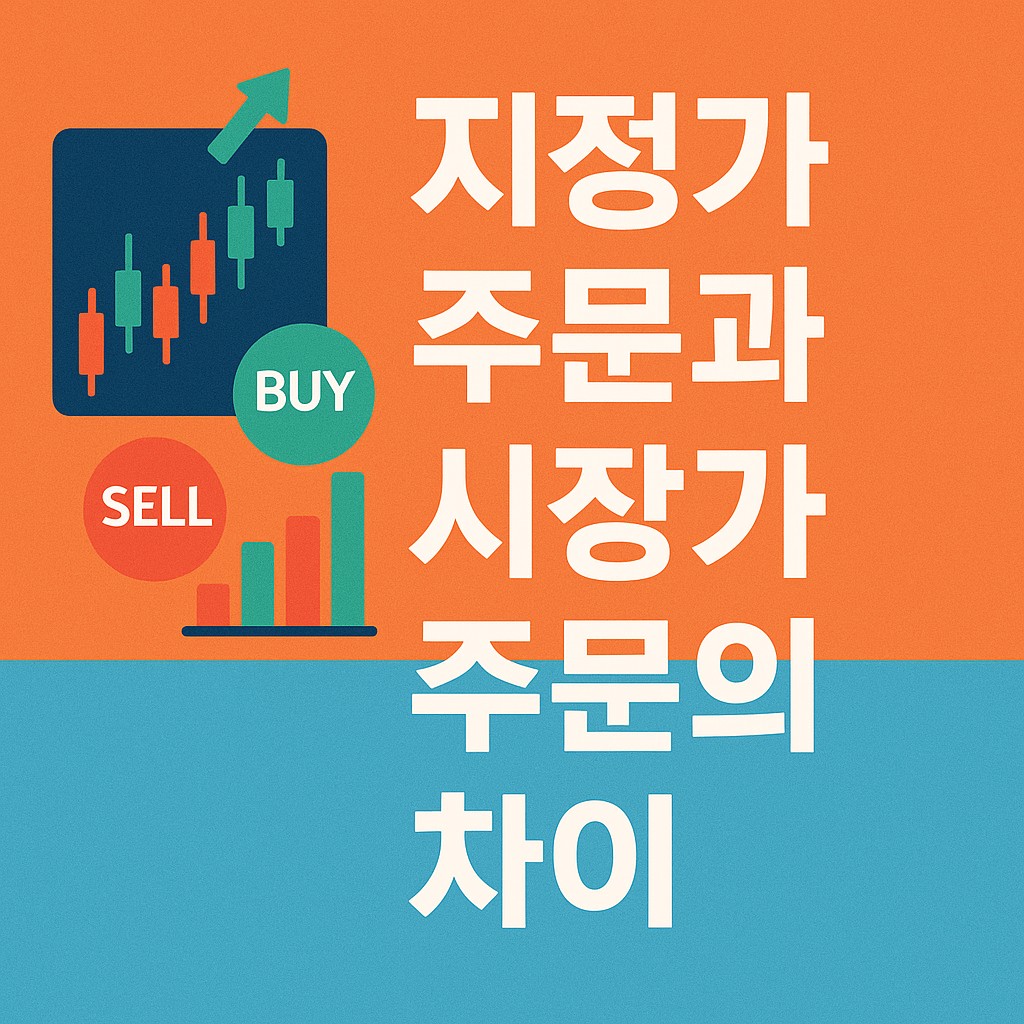 지정가 주문과 시장가 주문의 차이