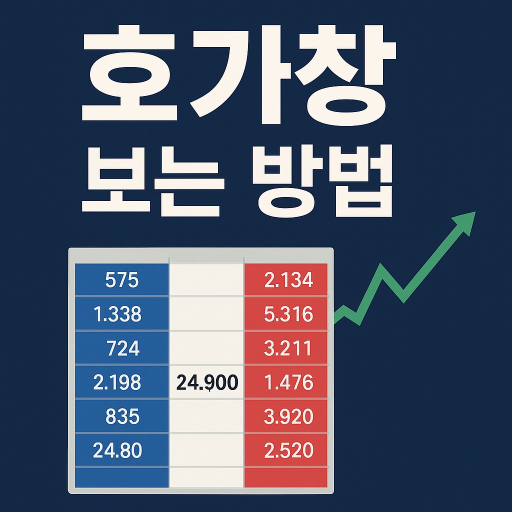 호가창 보는 방법