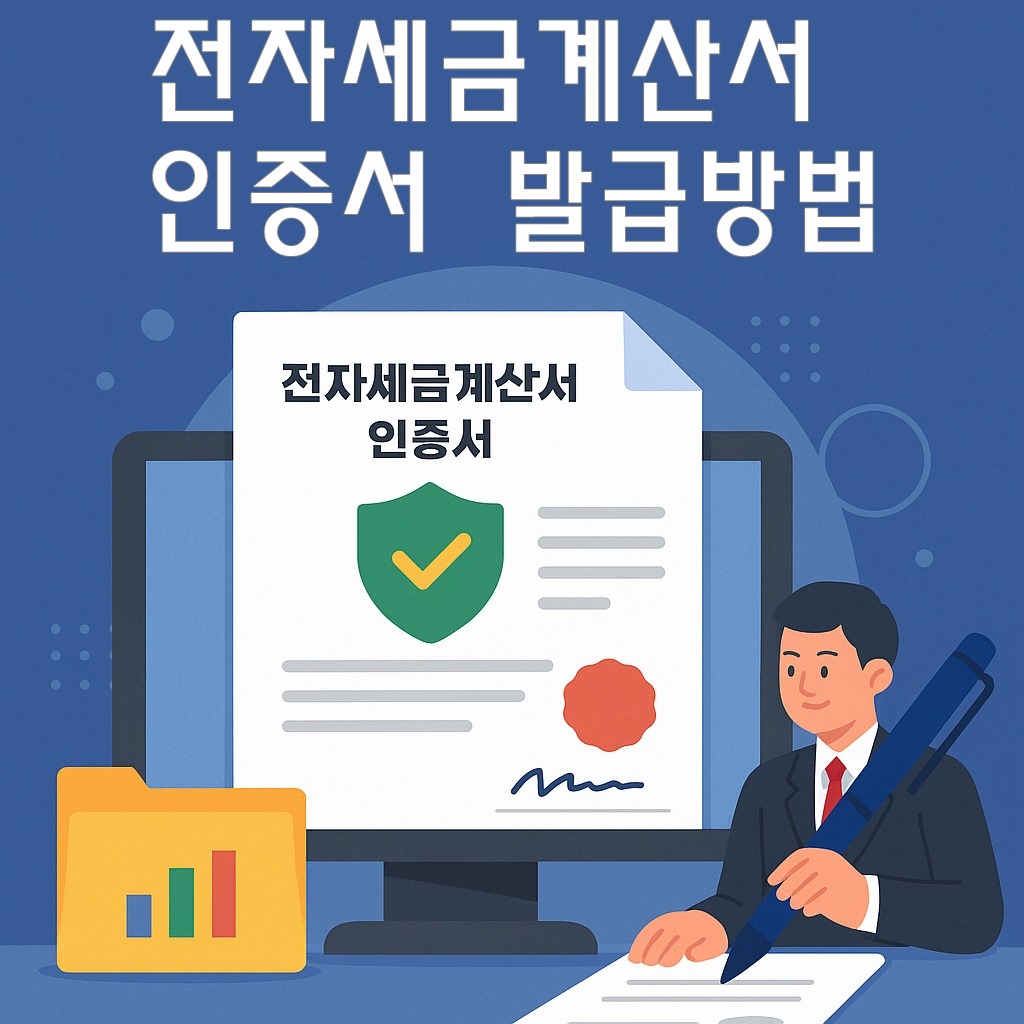 전자세금계산서 인증서 발급방법