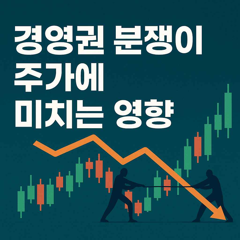 경영권 분쟁이 주가에 미치는 영향