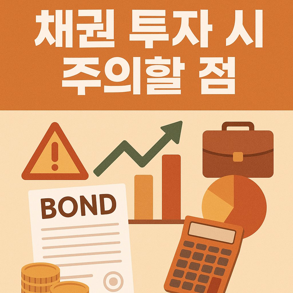 bond investment precautions