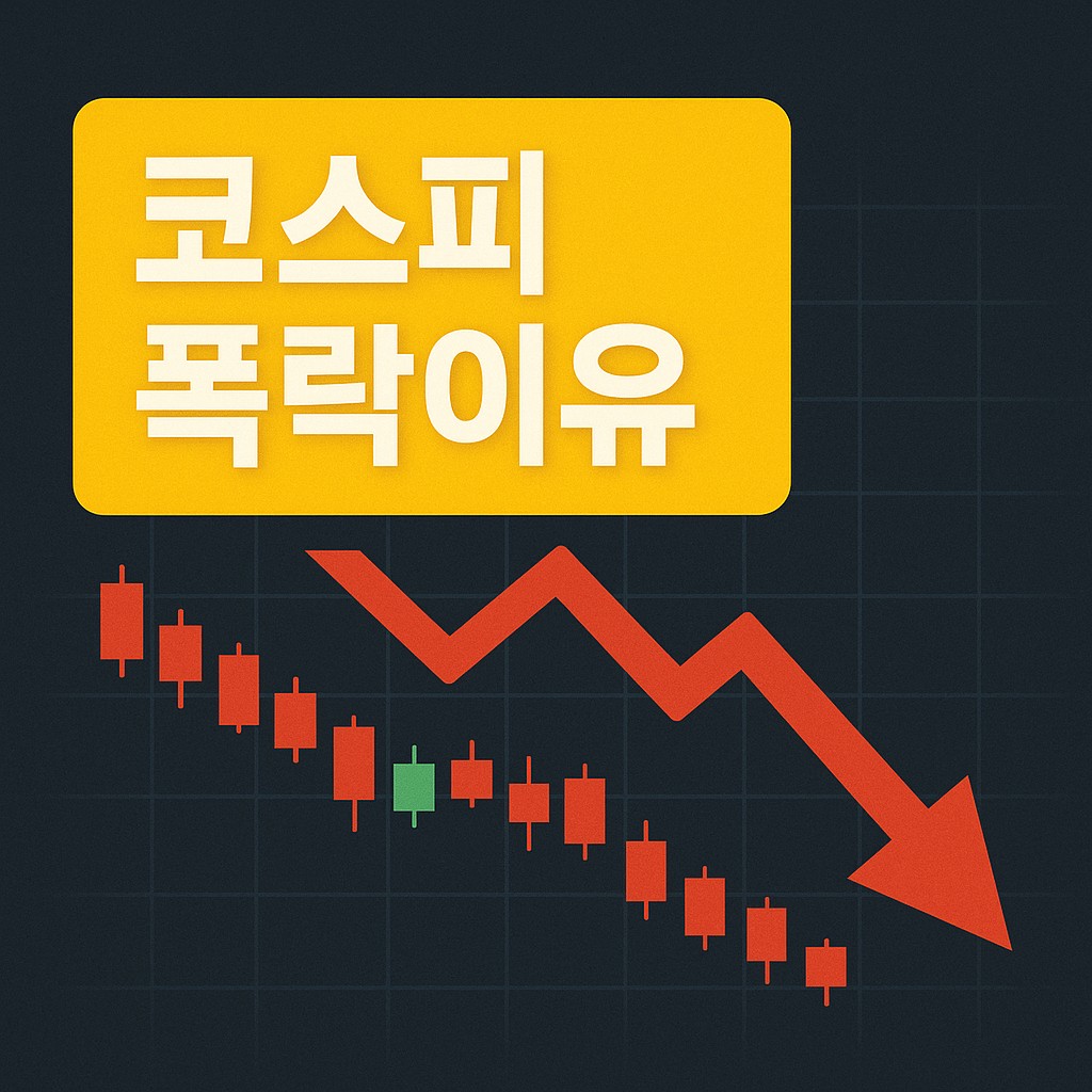 코스피 폭락이유