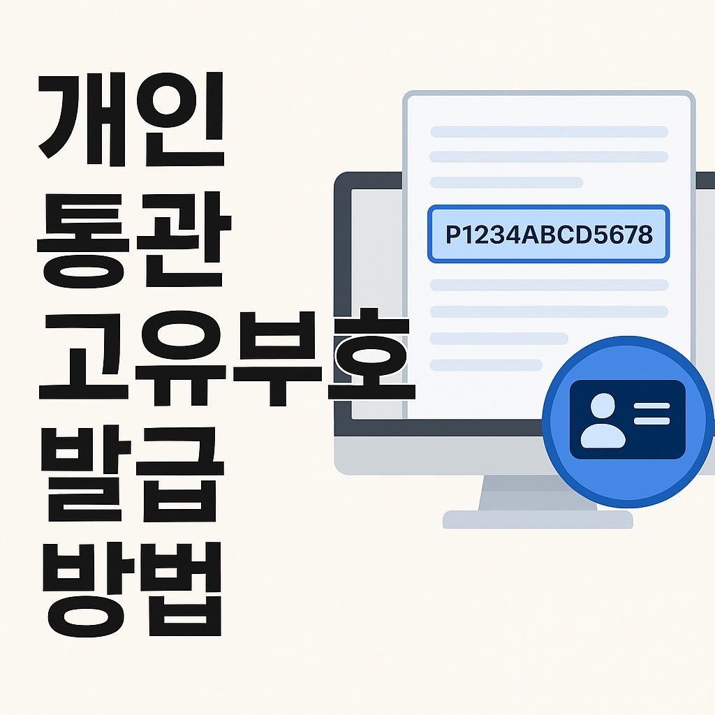 personal customs clearance code