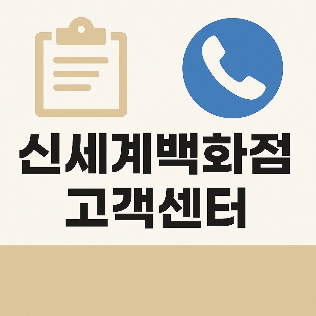 shinsegae department store customer center