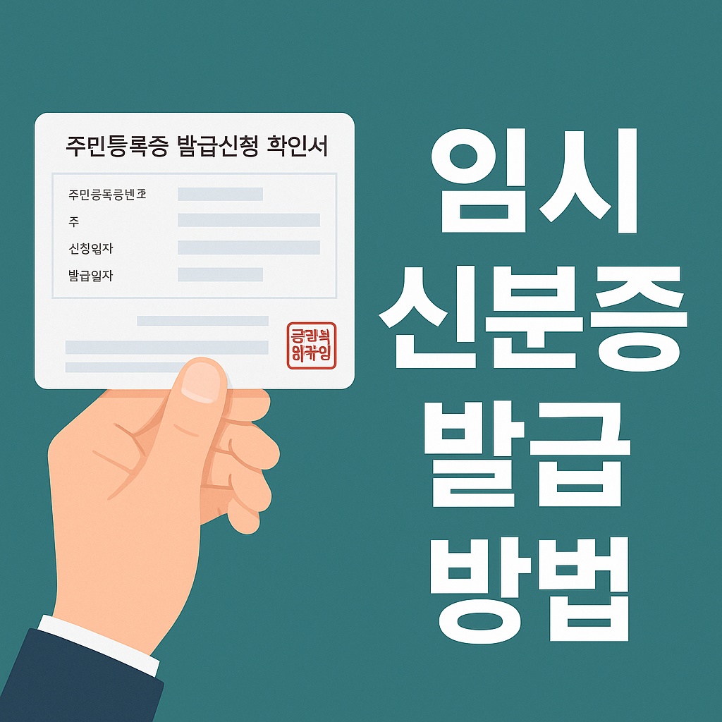 temporary id issuance method