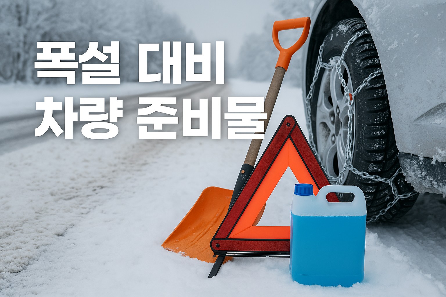 snow vehicle preparation