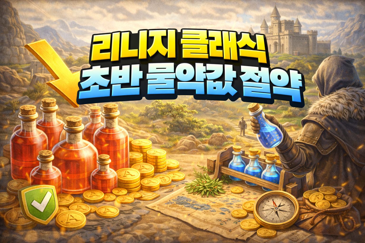 lineage classic early game potion cost saving thumbnail