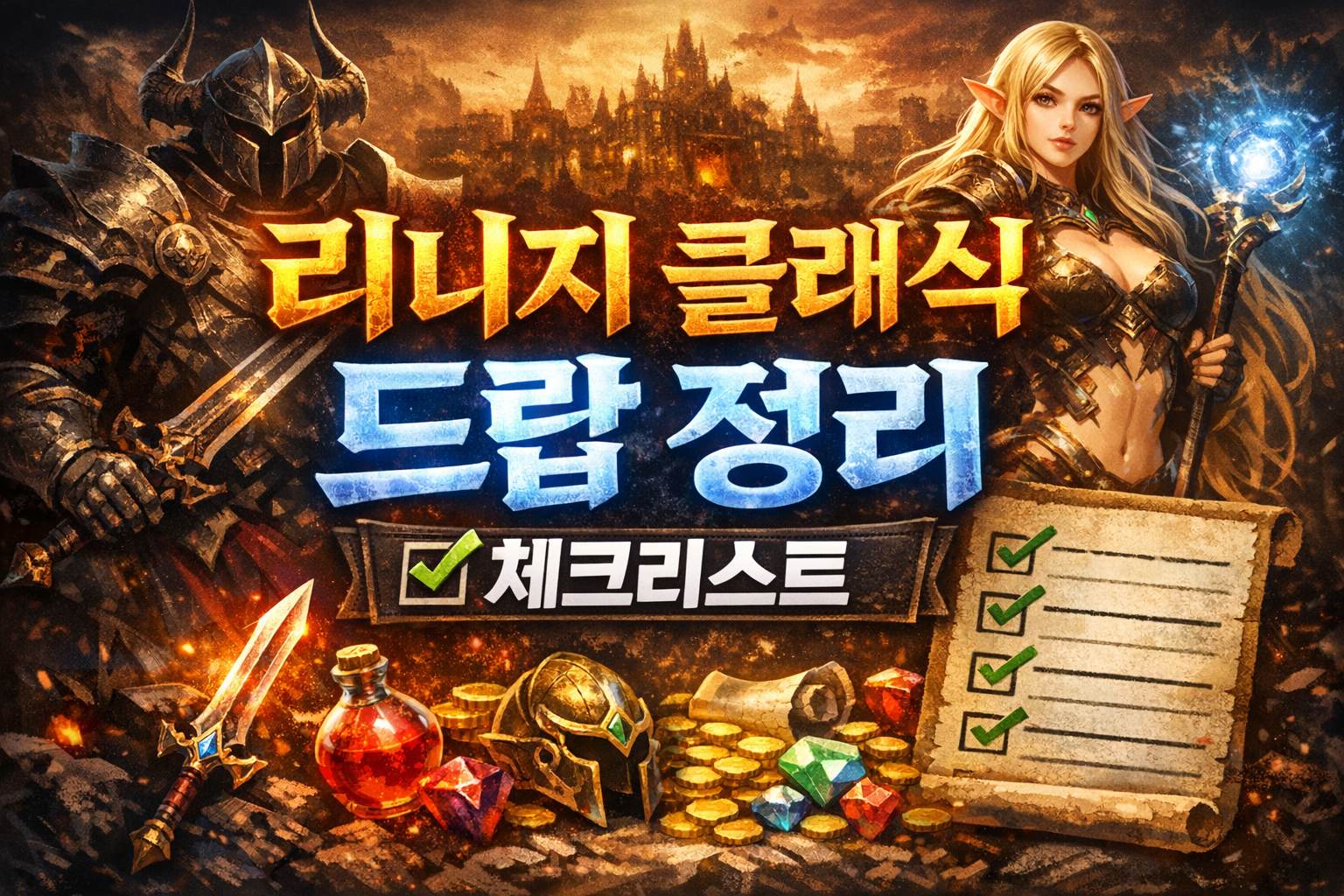 lineage classic drop checklist