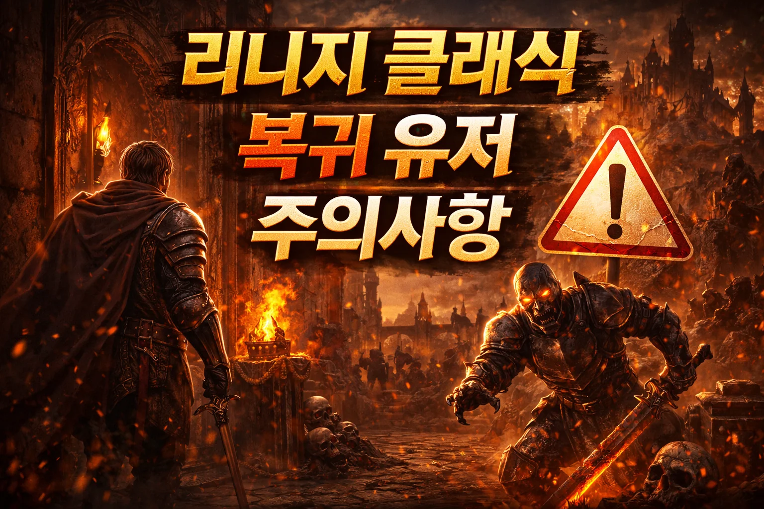 lineage classic returning user warning thumbnail