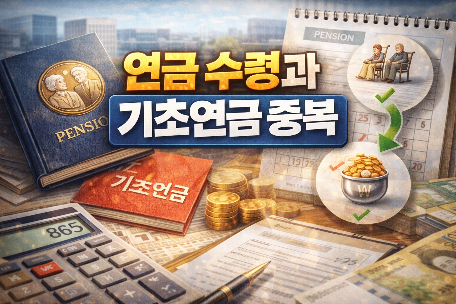 pension and basic pension overlap eligibility