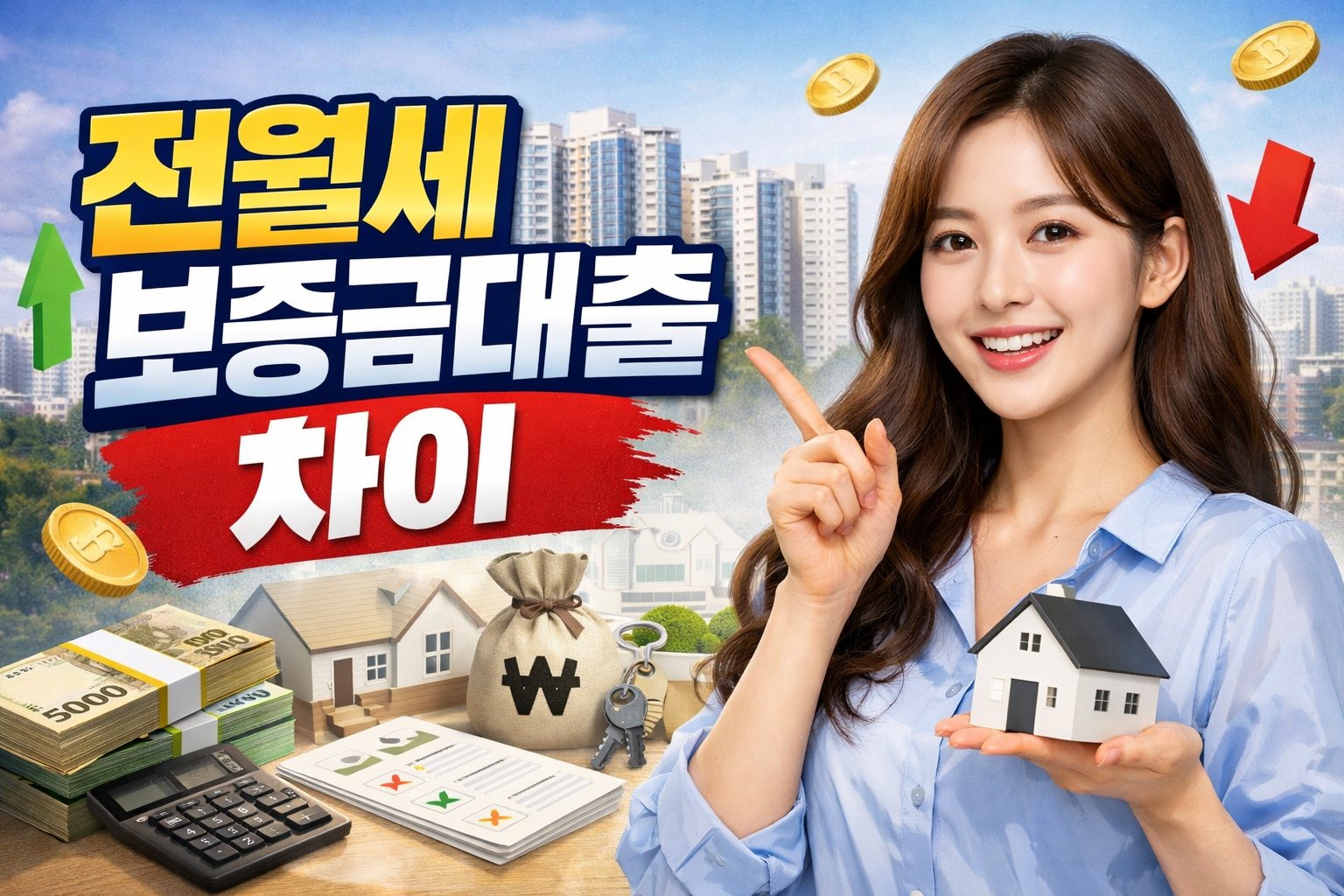 jeonwolse jeonse deposit loan difference