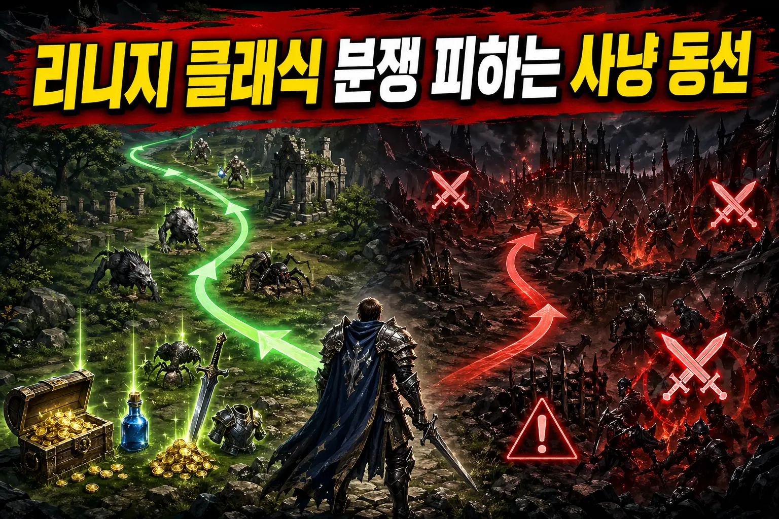 lineage classic hunting route to avoid conflict