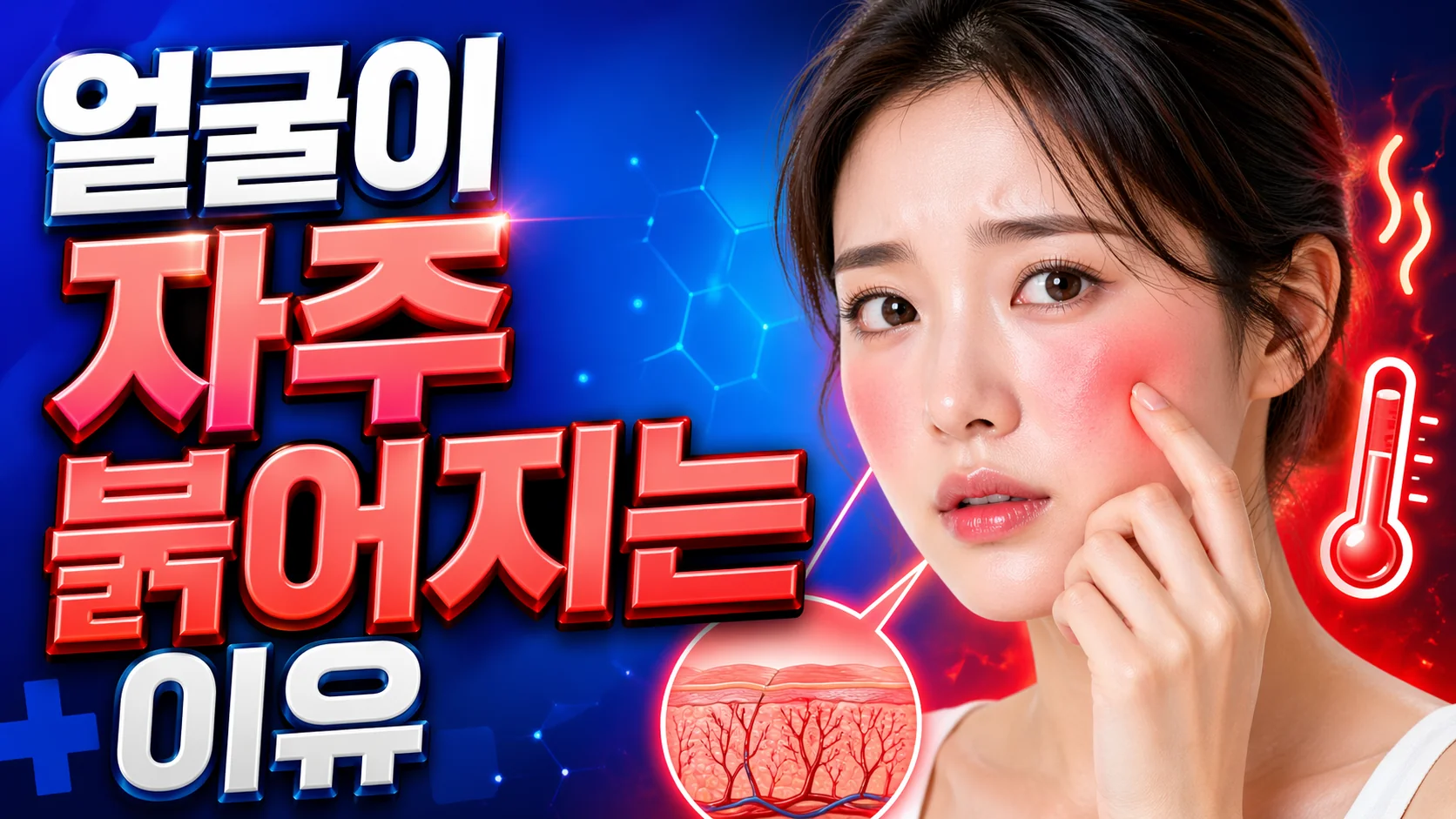 why face often turns red