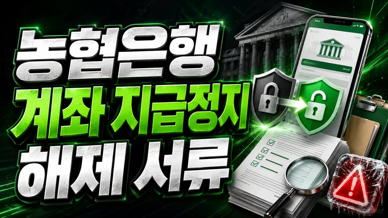 nonghyup bank account freeze release documents