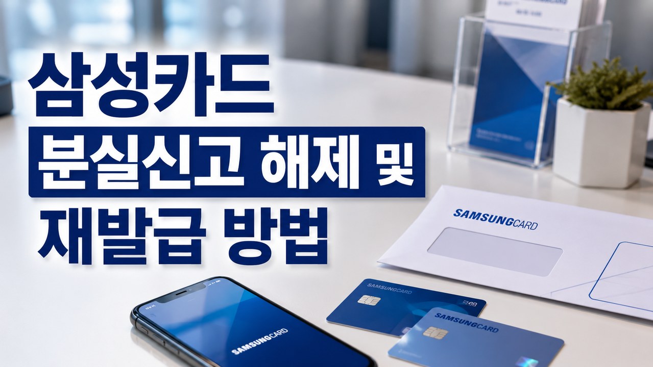 samsung card lost report cancel reissue method