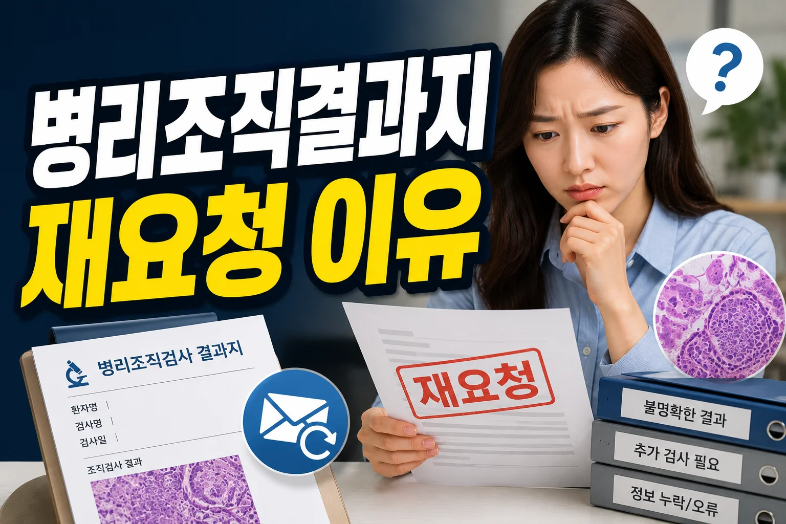 pathology report rerequest reason thumbnail