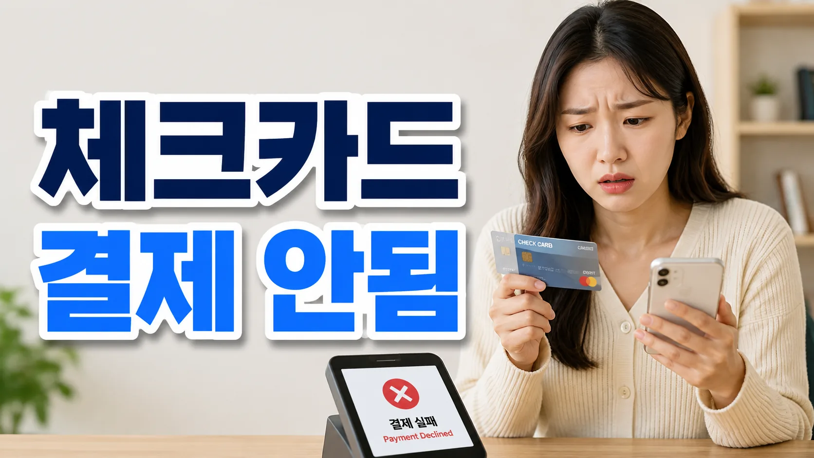 check card payment failed