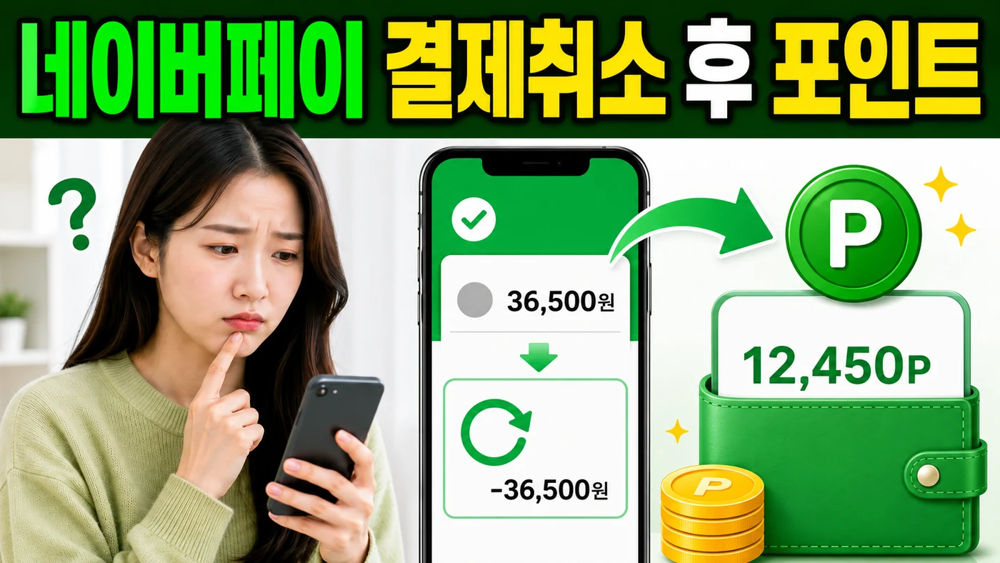naverpay payment cancellation points