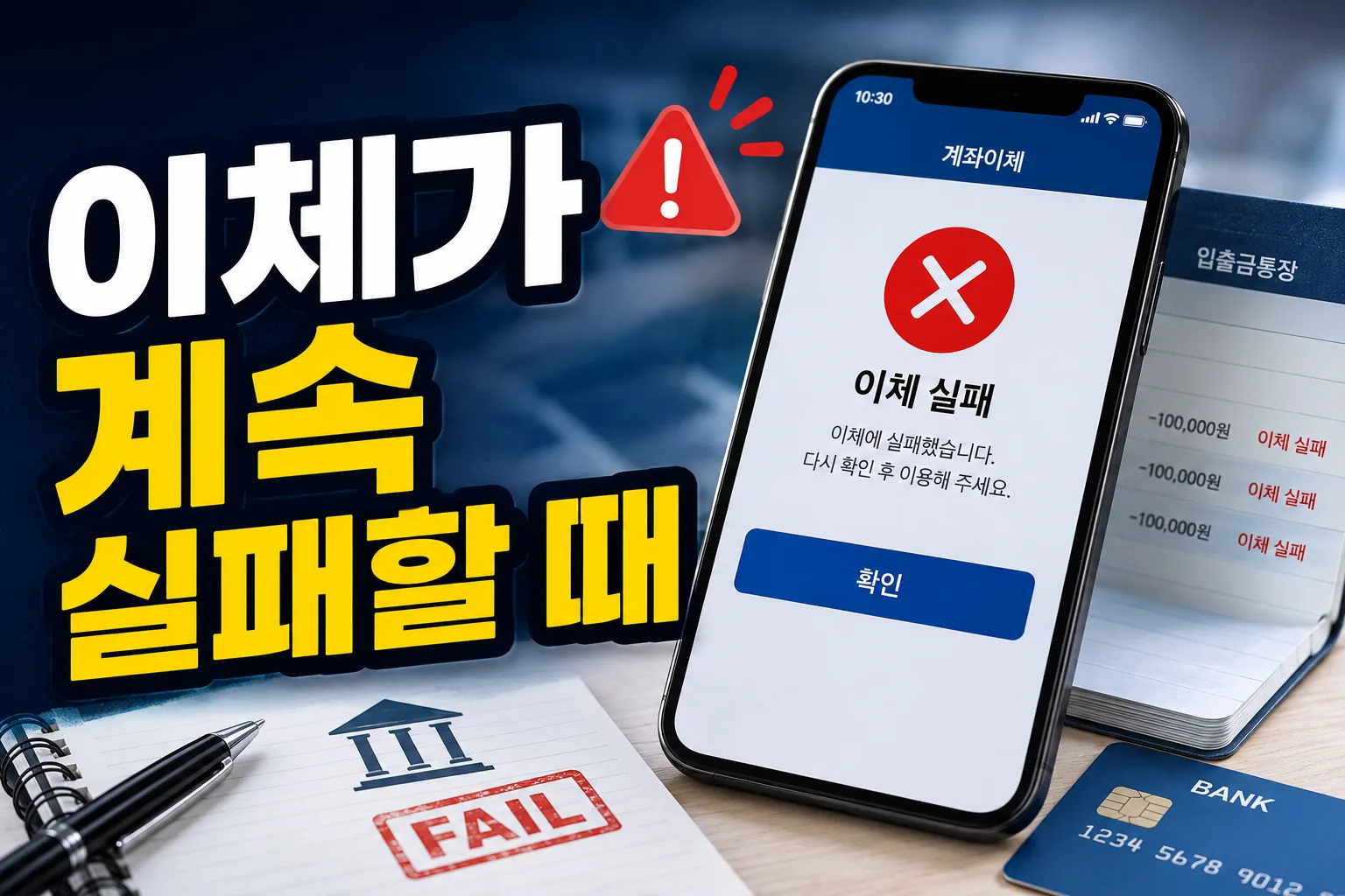 bank transfer keeps failing