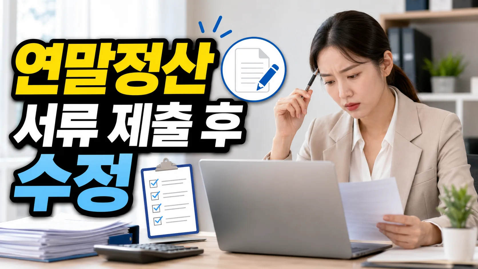 year end tax documents correction