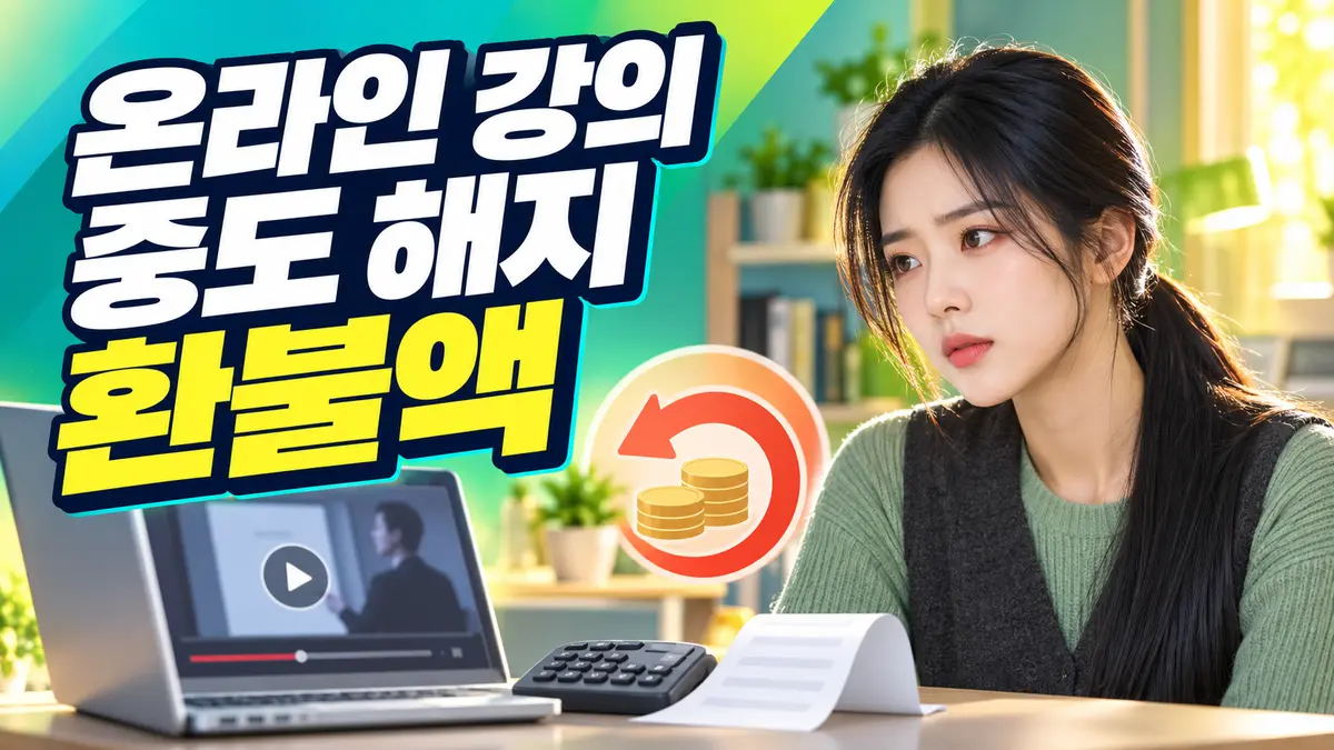 online course cancellation refund amount